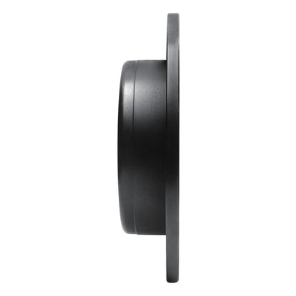 R1 Concepts R1 04-10 Chevrolet Epica (USA/Canada) Rear Left Drilled & Slotted Black Brake Rotor