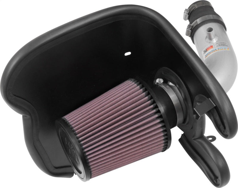 K&N Engineering K&N 17-18 Chevy Cruze 1.4L Turbo Silver Typhoon Short Ram Intake