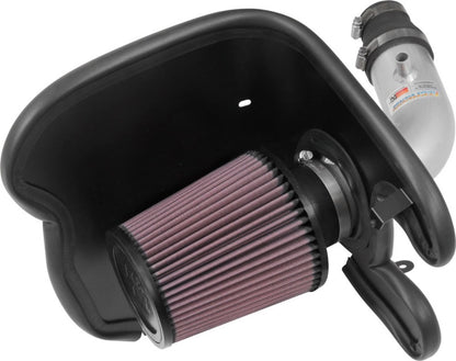K&N Engineering K&N 17-18 Chevy Cruze 1.4L Turbo Silver Typhoon Short Ram Intake