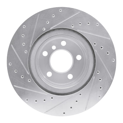 R1 Concepts R1 12-20 BMW 118i (Mexico) Rear Right Drilled & Slotted Silver Brake Rotor