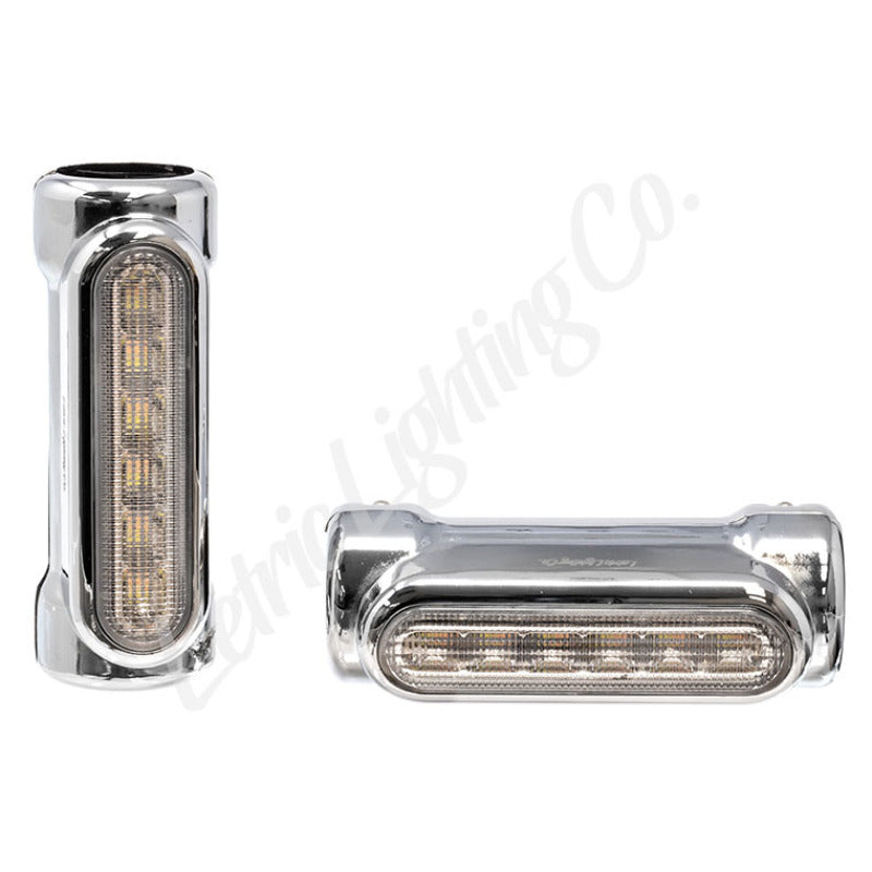 Letric Lighting Engine Guard Lights Chrome/White