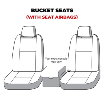 Covercraft 22-24 Dodge Ram 2500 Carhartt SeatSaver Custom Front Row Seat Covers - Brown