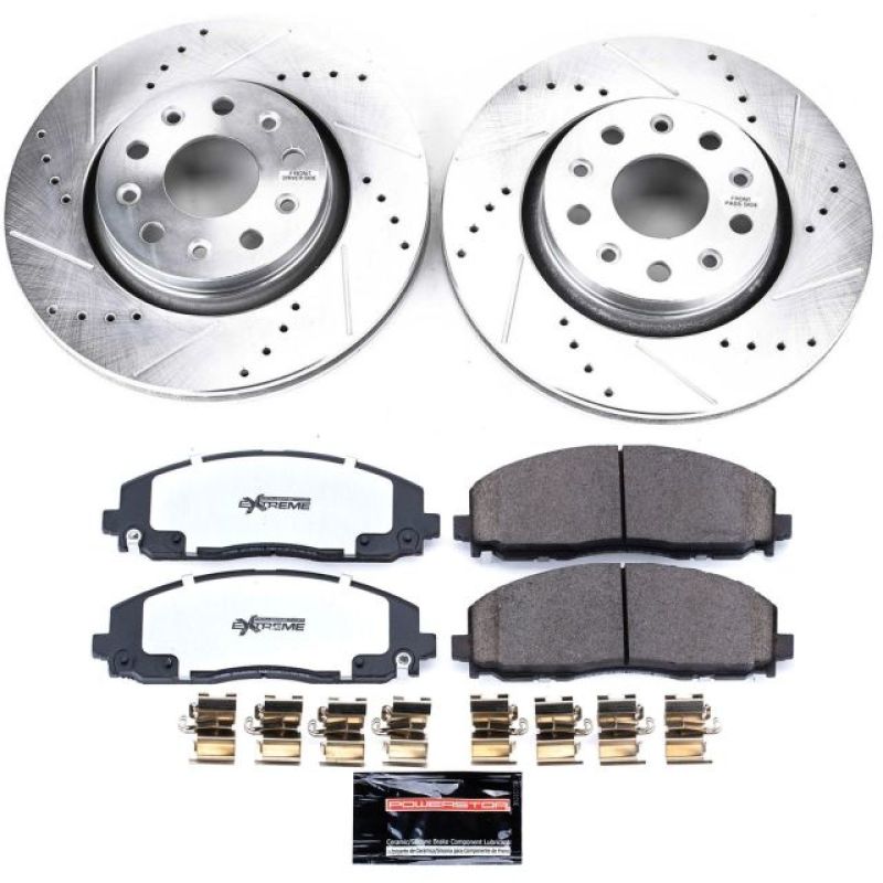 PowerStop Power Stop 18-19 Jeep Wrangler Front Z36 Truck & Tow Brake Kit