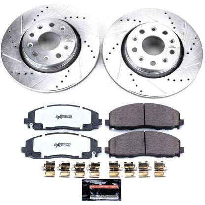 PowerStop Power Stop 18-19 Jeep Wrangler Front Z36 Truck & Tow Brake Kit
