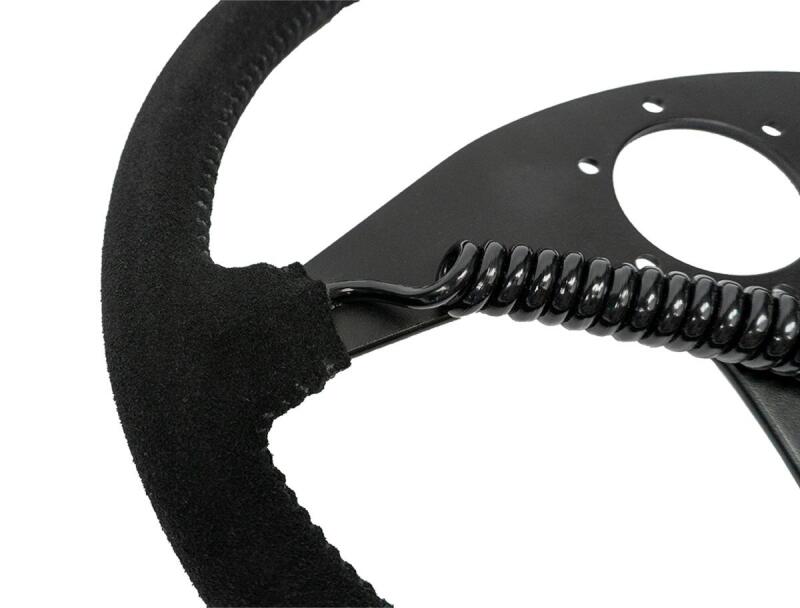 PRP Seats PRP Heated Flat Suede Steering Wheel - Black