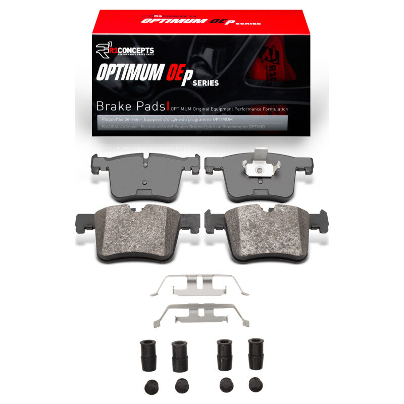 R1 Concepts R1 11-21 BMW X3 Front Optimum OE Pads & Hardware Kit