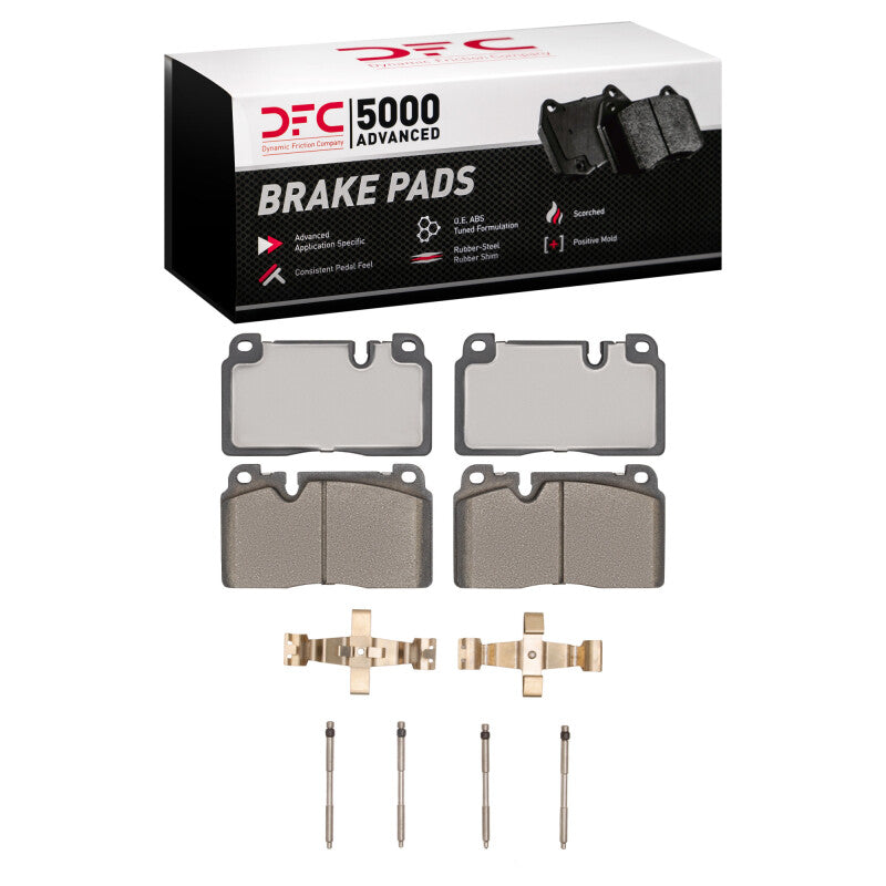 DFC 13-20 Audi Q5 (Mexico) Front 5000 Advanced Ceramic Brake Pads and Hardware Kit