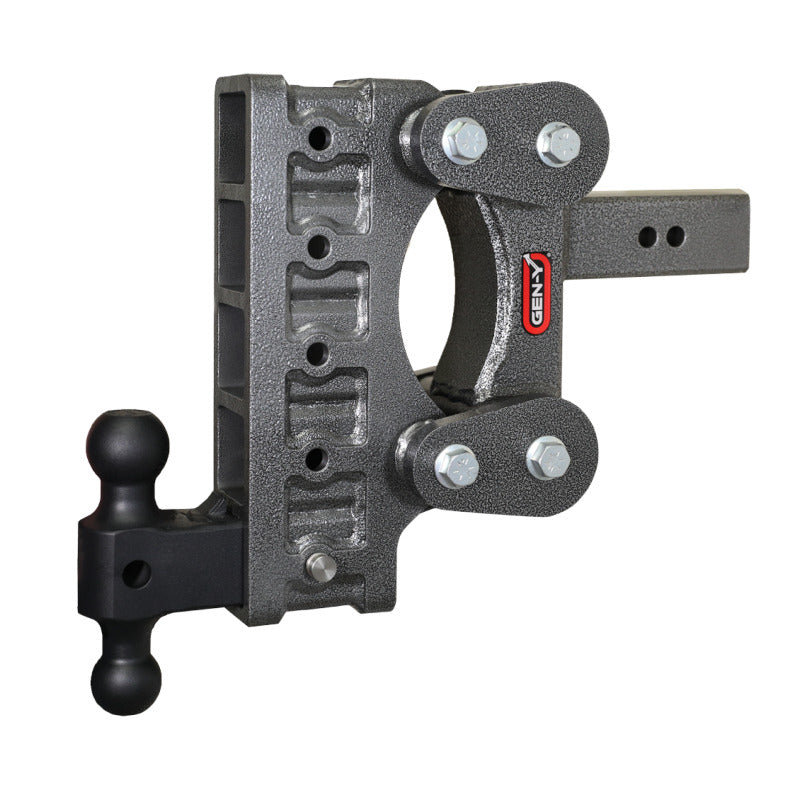GEN-Y Hitch Gen-Y The Boss Torsion-Flex 2.5in Shank 9in Drop 2.4K TW 21K Hitch w/GH-061 Dual-Ball