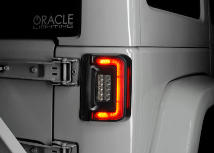 ORACLE Lighting Oracle 07-17 Jeep Wrangler JK Flush Mount LED Tail Lights - Tinted