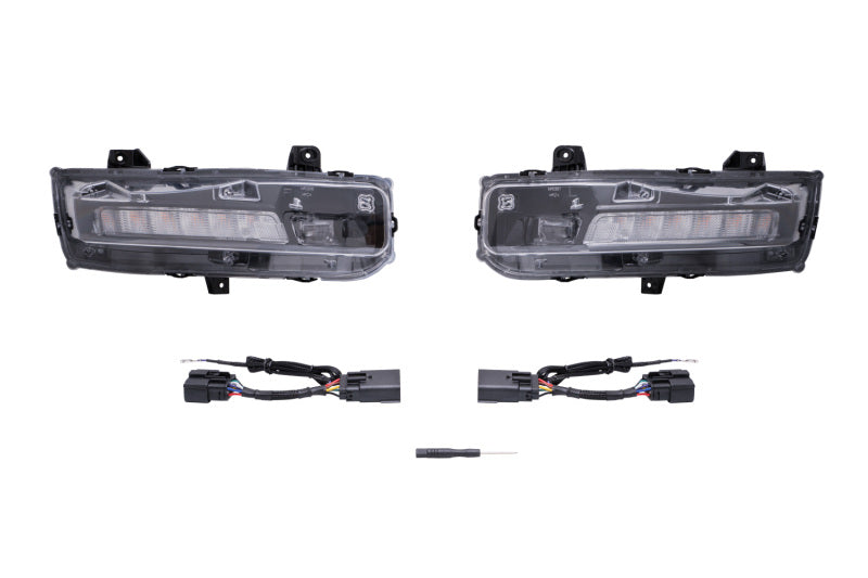 Diode Dynamics Elite Series Combination Fog Lamp for 18-21 Ford Mustang - Yellow (Pair)