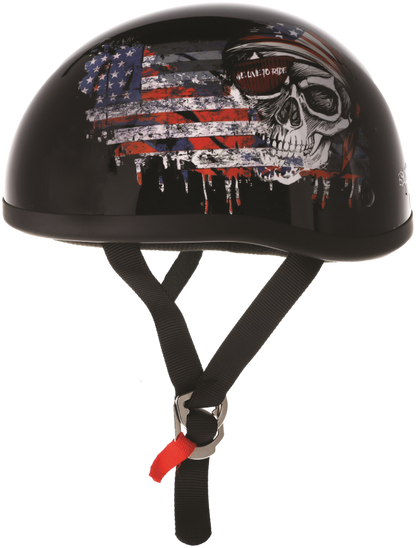 Bikers Choice Skid Lids Live To Ride Original Helmet - Medium