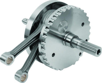 S&S Cycle 2007+ BT B-Style 4-3/8in Stroke Flywheel Assembly w/ Sprocket Shaft - Performance Pistons