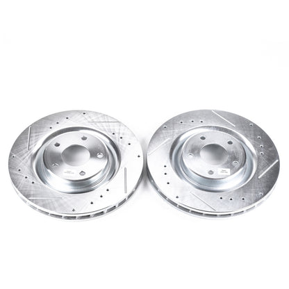 PowerStop Power Stop 06-09 Cadillac XLR Front Evolution Drilled & Slotted Rotors - Pair