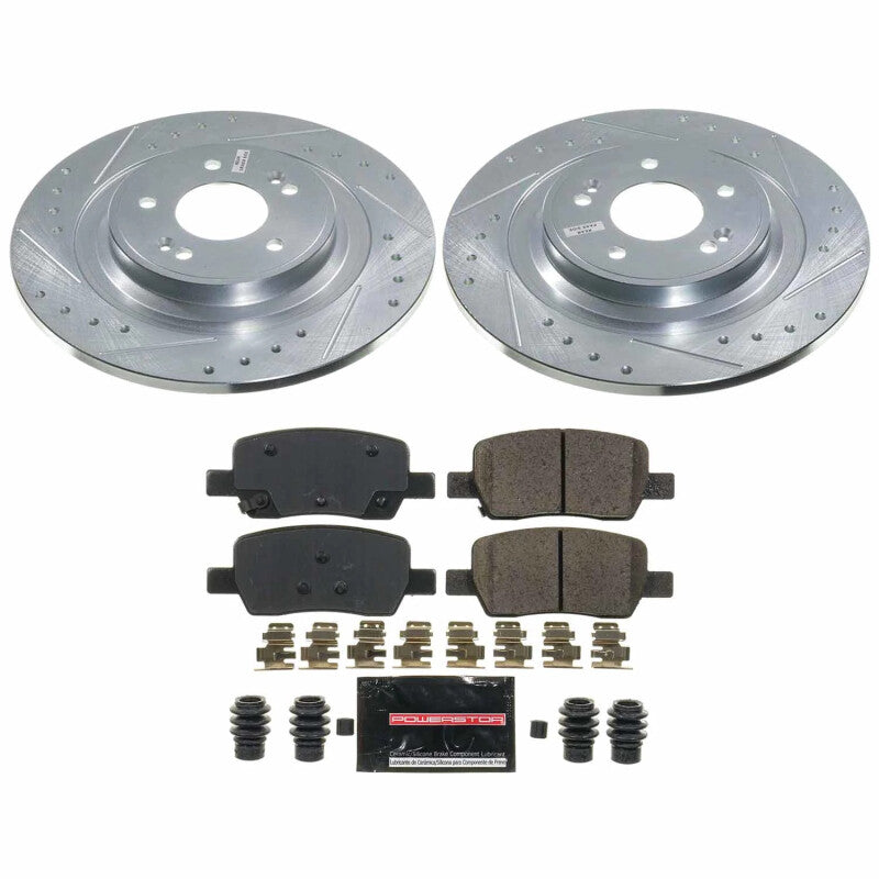 PowerStop Power Stop 2022 Kia Carnival Rear Z23 Evolution Brake Kit