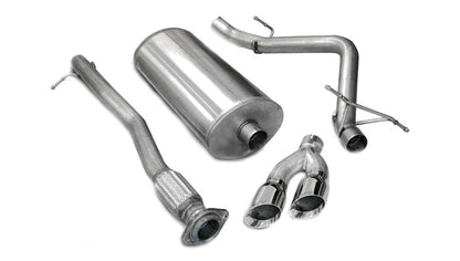 CORSA Performance Corsa 2007-2008 Chevrolet Silverado Crew Cab/Short Bed 1500 4.8L V8 Polished Sport Cat-Back Exhaust