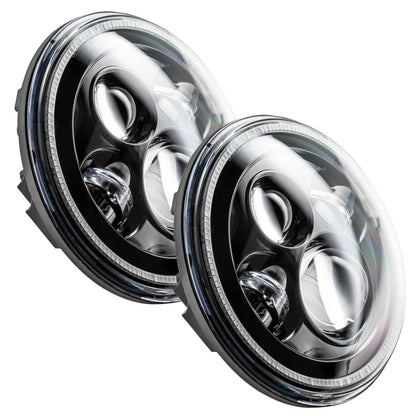 ORACLE Lighting Oracle 7in High Powered LED Headlights - Black Bezel - Blue