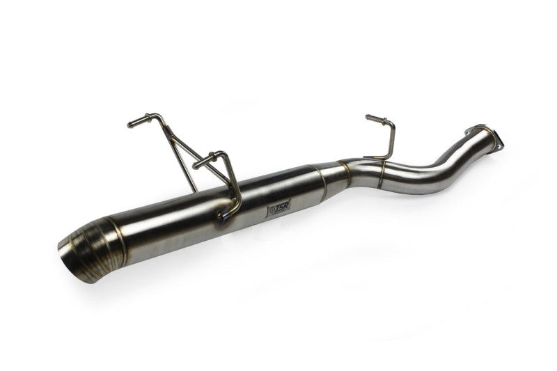 ISR Performance Series II - EP Single Tip Blast Pipe Exhaust - Resonated - 89-94 Nissan 240sx (S13)