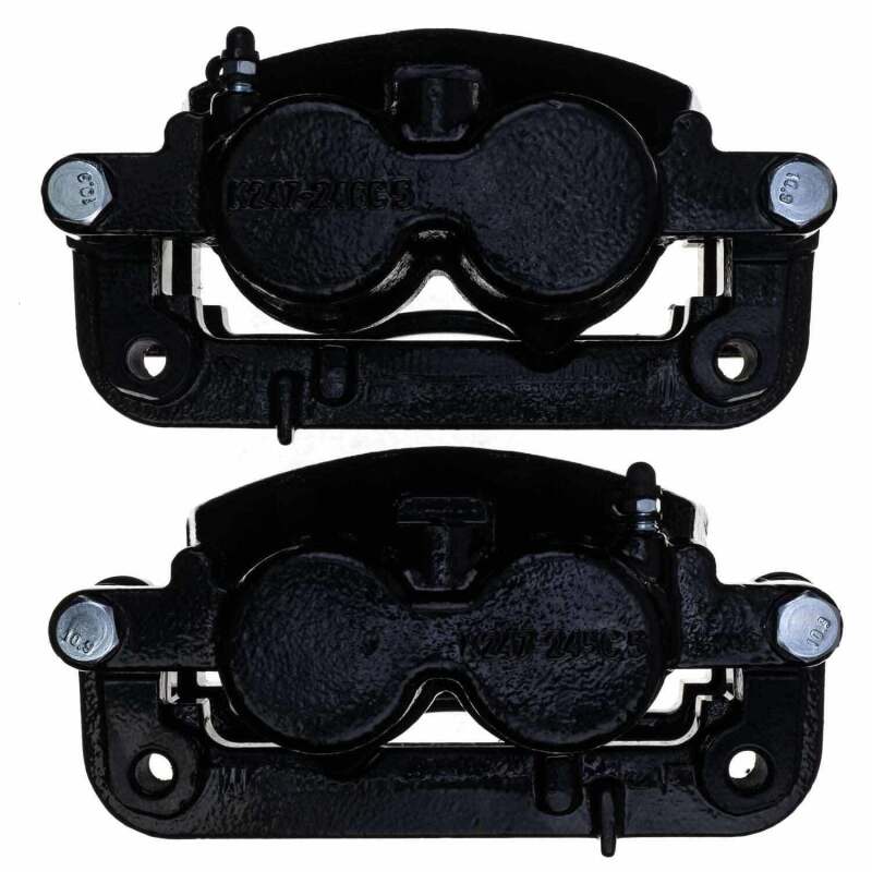 PowerStop Power Stop 08-20 Cadillac Escalade Front Black Caliper - Pair w/Bracket
