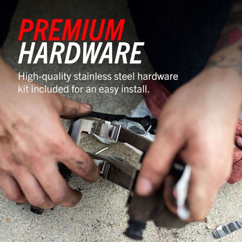 PowerStop Power Stop 17-18 Hyundai Santa Fe Front Z17 Evolution Ceramic Brake Pads w/Hardware