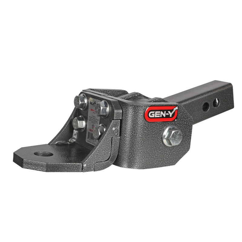 GEN-Y Hitch Gen-Y Glyder Torsion-Flex 2in Shank 2in Drop 7K Hitch w/Ball Platform/1in Diameter Mounting Hole