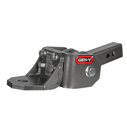 GEN-Y Hitch Gen-Y Glyder Torsion-Flex 2in Shank 2in Drop 7K Hitch w/Ball Platform/1in Diameter Mounting Hole