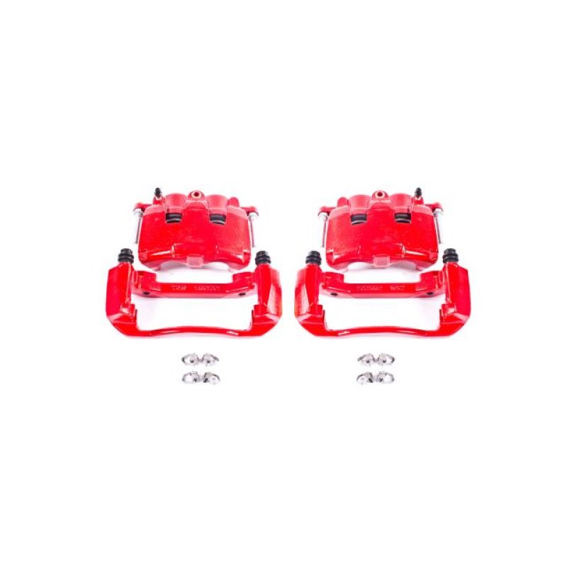 PowerStop Power Stop 05-08 Dodge Dakota Front Red Calipers w/Brackets - Pair