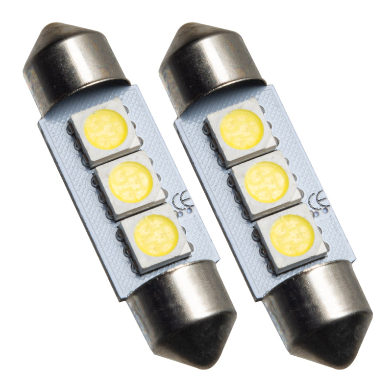 ORACLE Lighting Oracle 37MM 4 LED 3-Chip Festoon Bulbs (Pair) - Cool White