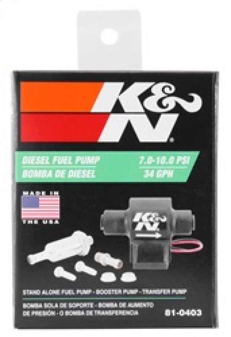 K&N Engineering K&N Performance Electric Fuel Pump 9-11.5 PSI Diesel
