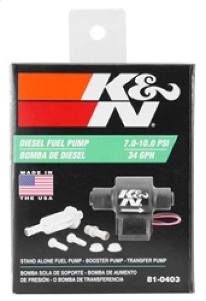 K&N Engineering K&N Performance Electric Fuel Pump 9-11.5 PSI Diesel