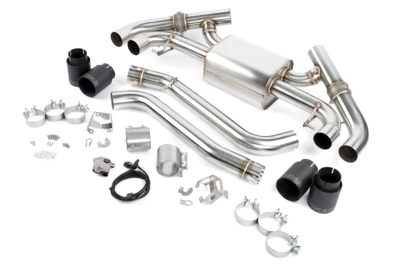 Dinan 23-26 BMW M240i/M240i xDrive (G42) Valved Axleback Exhaust System - Black Tips