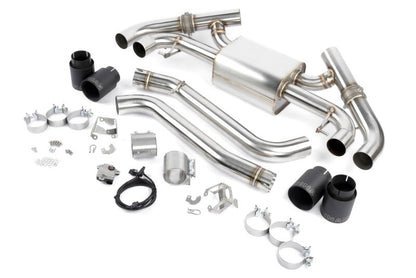 Dinan 23-26 BMW M240i/M240i xDrive (G42) Valved Axleback Exhaust System - Black Tips
