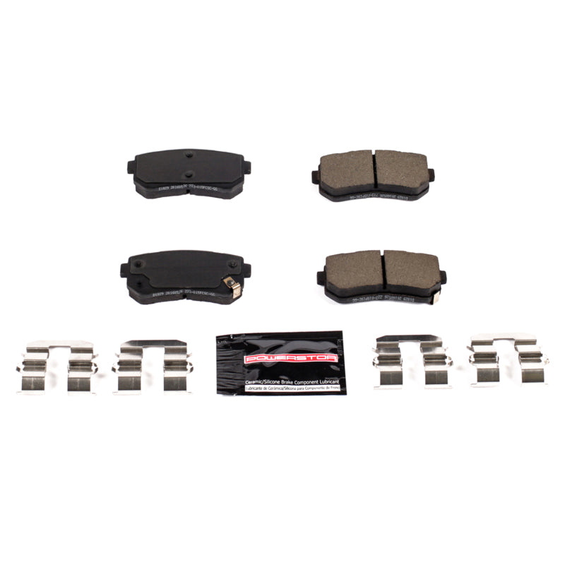PowerStop Power Stop 17-19 Hyundai Sonata Rear Z23 Evolution Sport Brake Pads w/Hardware
