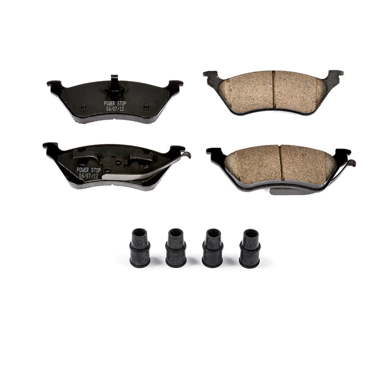 PowerStop Power Stop 01-07 Chrysler Town & Country Rear Z17 Evolution Ceramic Brake Pads w/Hardware