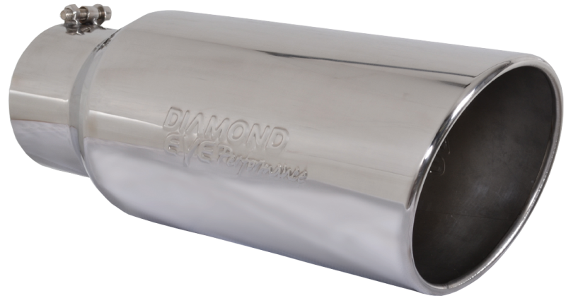 Diamond Eye Performance Diamond Eye TIP 4in-7inX18in BOLT ON ROLLED ANGLE 15-DEGREE ANGLE CUT
