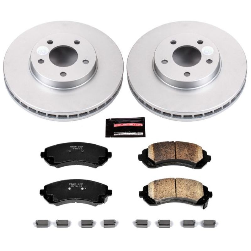 PowerStop Power Stop 02-06 Buick Rendezvous Front Z17 Evolution Geomet Coated Brake Kit