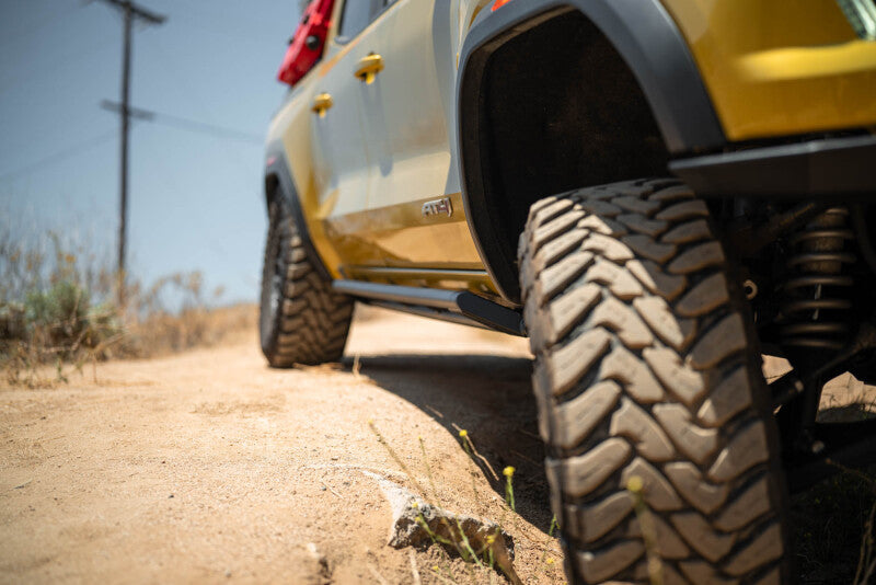 DV8 Offroad DV8 23-25 Chevy Colorado & GMC Canyon Rock Sliders - Micro Texture Black