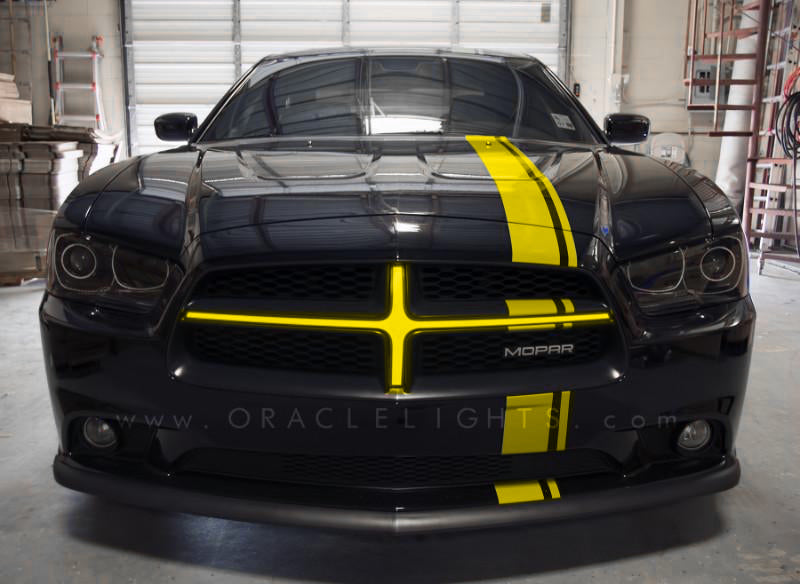 ORACLE Lighting Oracle 11-14 Dodge Charger Illuminated Grille Crosshairs - Yellow