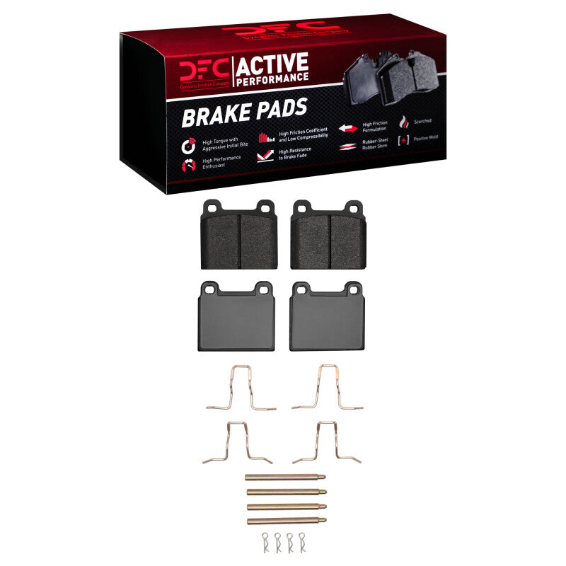 DFC 63-76 Mercedes-Benz 220SB Front Active Performance Pads and Hardware Kit