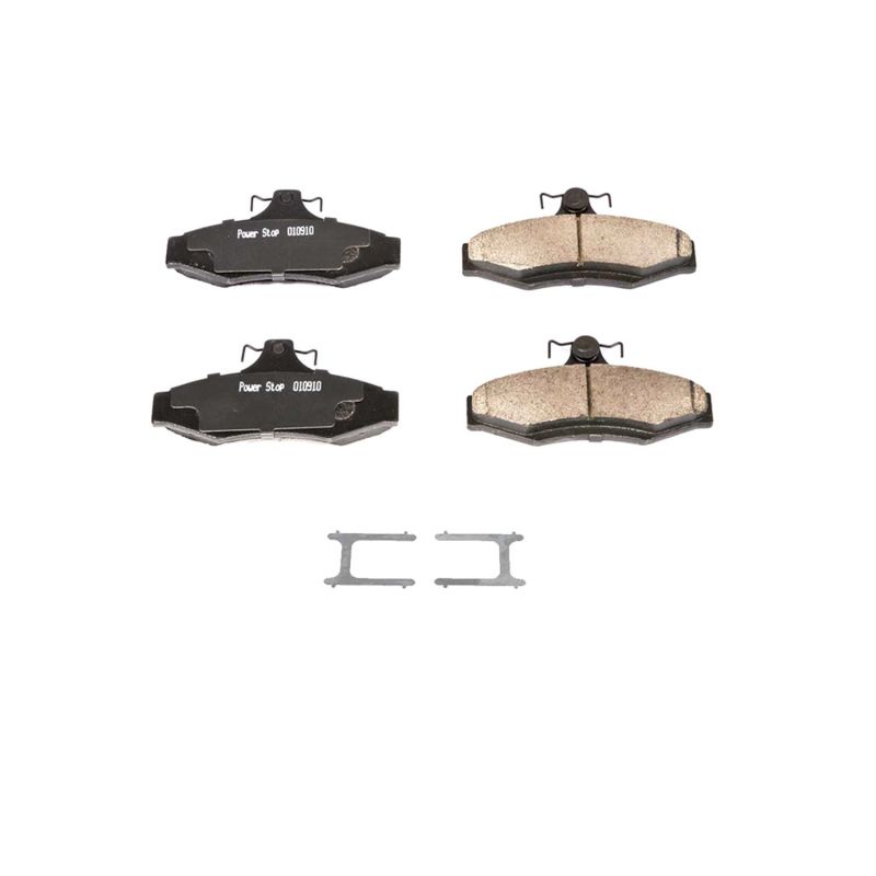 PowerStop Power Stop 99-02 Daewoo Leganza Rear Z17 Evolution Ceramic Brake Pads w/Hardware