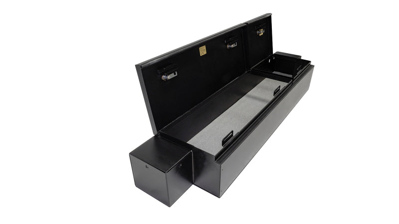Tuffy Products Tuffy Underseat Lockbox W/ Key Lock For Ram Trucks Crew Cab