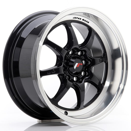 JR Wheels TFII157143073GB JR Wheels TF2 15x7,5 ET30 4x100/108 Gloss Black