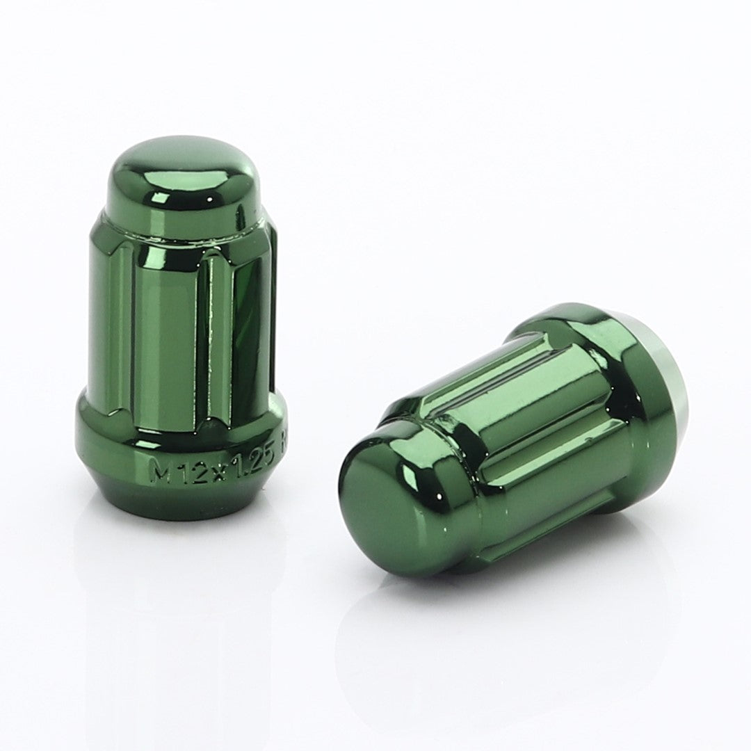 JR Wheels JN2S-12125GR Forged Steel Japan Racing Nuts JN2 12x1,25 Green