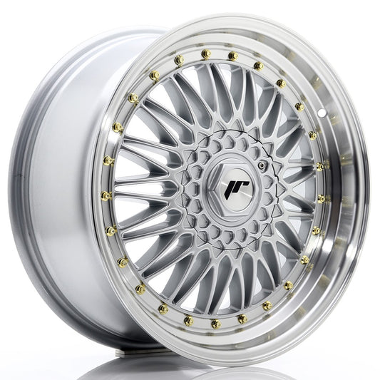 JR Wheels JR91880XX3574S JR Wheels JR9 18x8 ET35-40 BLANK Silver w/ Machined Lip