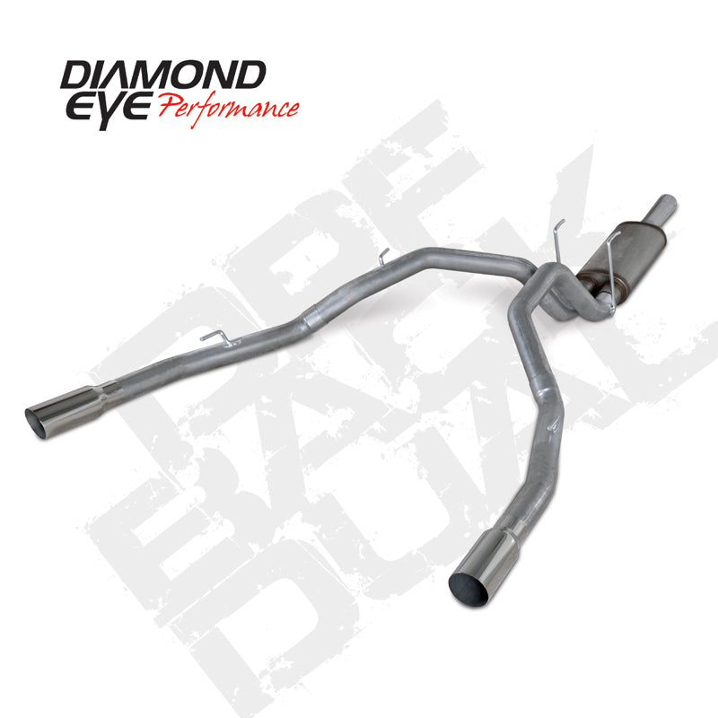 Diamond Eye Performance Diamond Eye KIT 3in DPF-BACK DUAL SS: DODGE 1500 2014 DIESEL