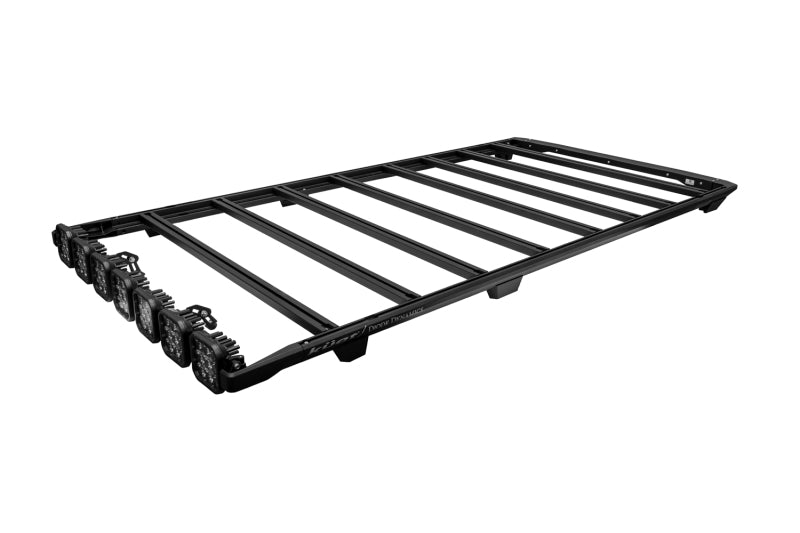 Diode Dynamics 10-24 Toyota 4Runner DEK Roof Rack 7-Pod SS5 Pro Light Bar - White Driving