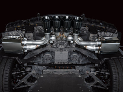 AWE Tuning 2023 C8 Corvette Z06 SwitchPath Cat-Back Exhaust - Diamond Black Tips