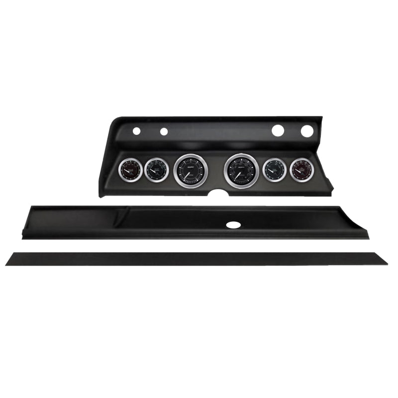 Autometer Chrono Direct Fit Dash Kit 1967 Chevy Chevelle (2 x 3-3/8in. / 4 x 2-1/16in.)