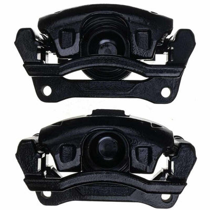 PowerStop Power Stop 08-16 Chrysler Town & Country Front Black Caliper - Pair w/Bracket