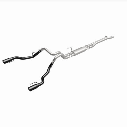 MagnaFlow SYS Cat-Back 2017 Ford F-150 Raptor 3.5L Dual Black Coated 3in Tips