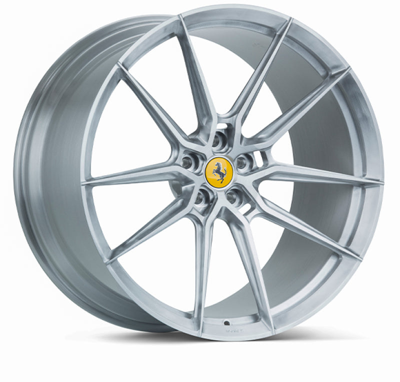 Vossen x Novitec NF9 21x9.5in - 5x114.3 BP - ET28 - Brushed Gloss Clear Ferrari SF90 Front Wheel